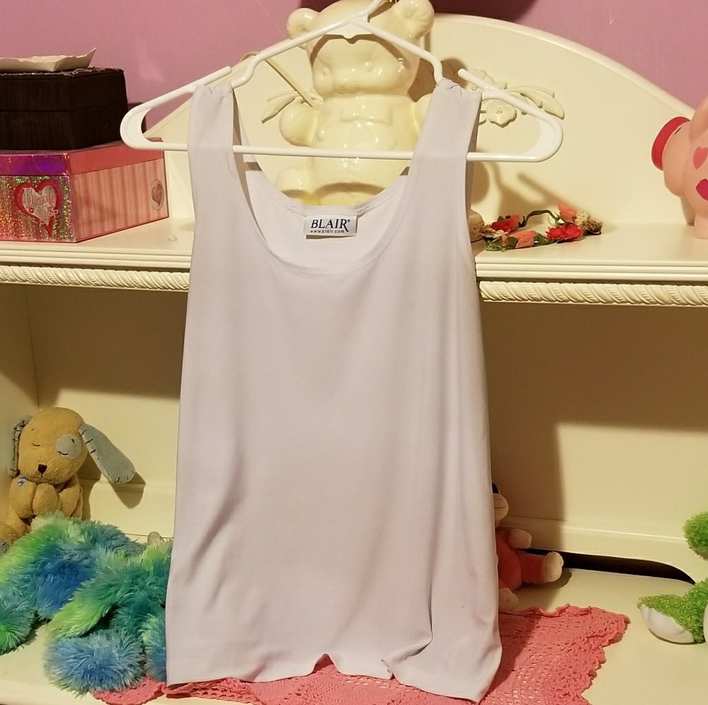 2 Women's silky tank tops made by Blair